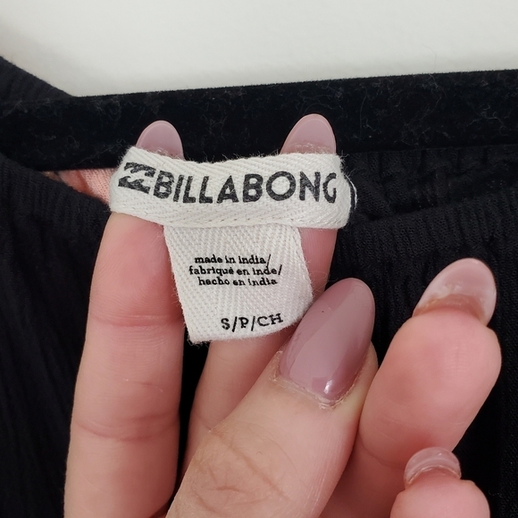 Billabong Mi Amore Floral Print Off-The-Shoulder Top - Picture 10 of 11